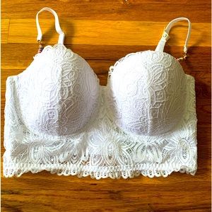 Intimissimi White Lace Bralette NWT*